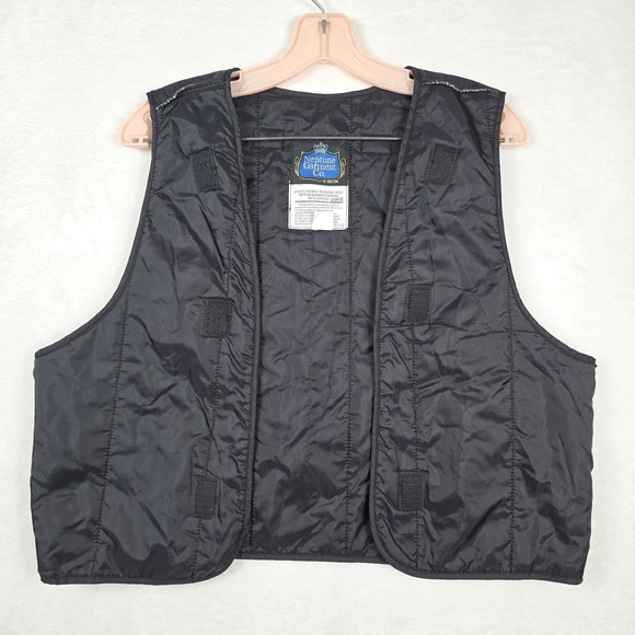 Neptune Garment Co. Jackets & Blazers - Neptune Garment Co Black Quilted Vest Liner Womens 12 Wool Poly Blend 2019 USA